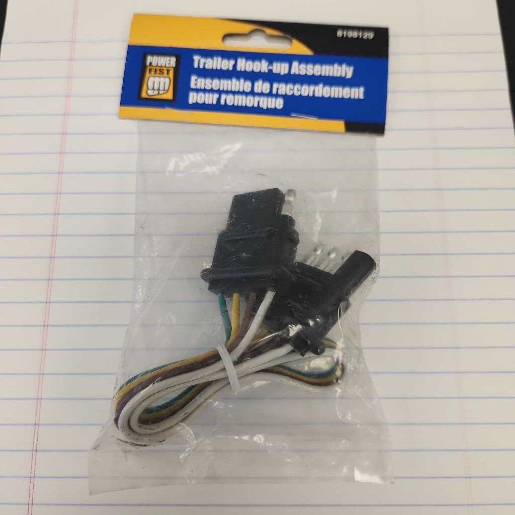 4 Pin Flat Trailer Hook-Up Assembly