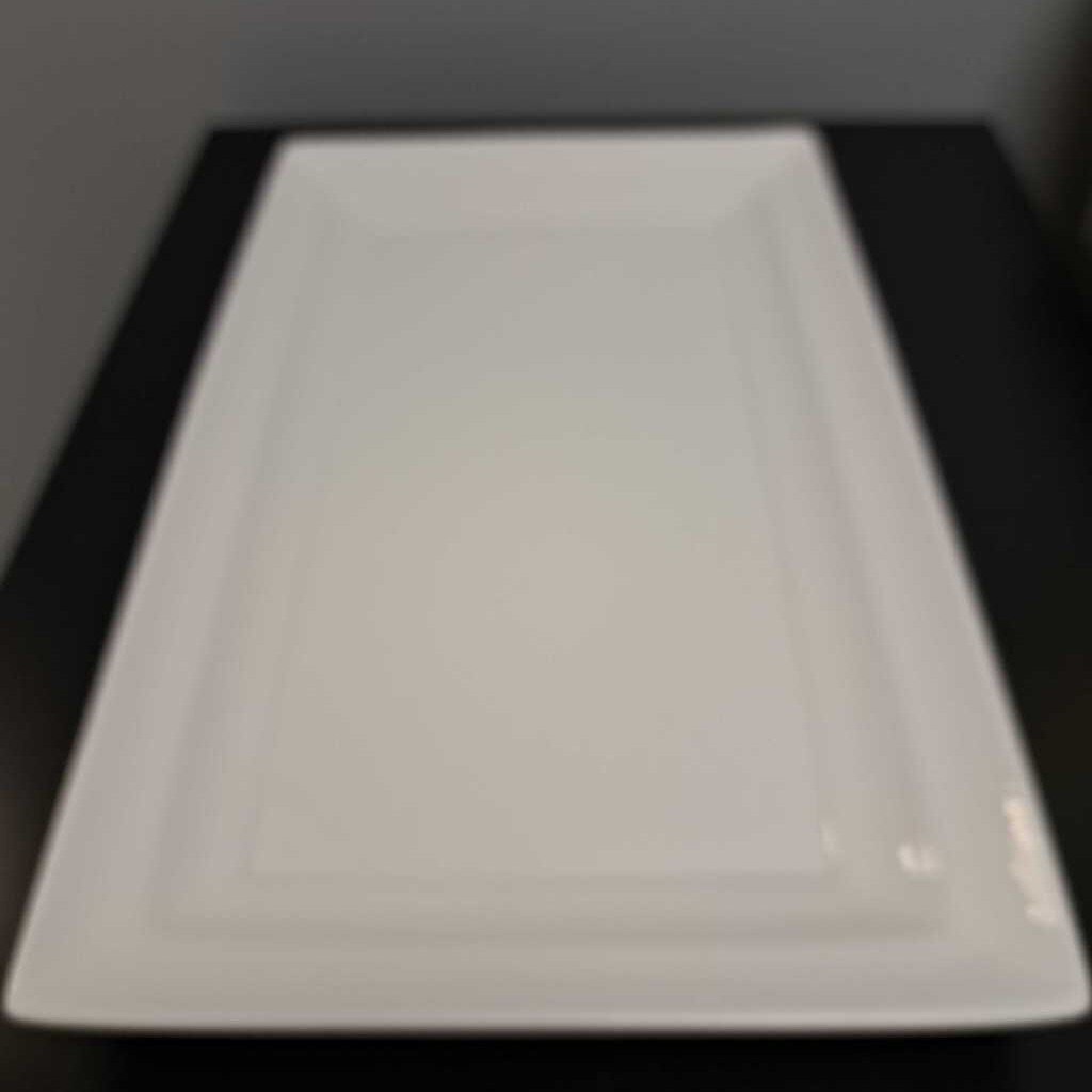 White Rectangle Platter