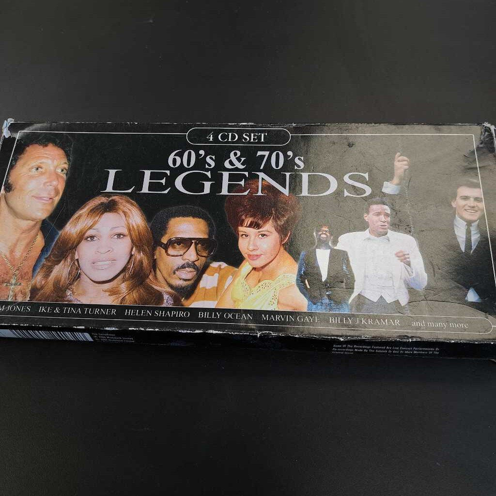 4 Cd Music Box Set 60's & 70's Legends