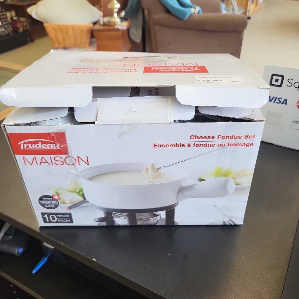 Trudeau Cheese Fondue Set