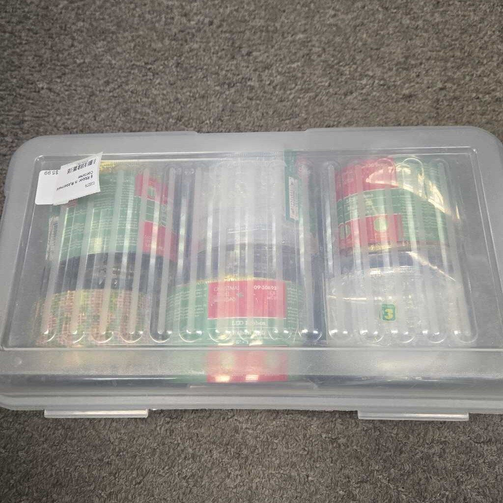 6 Ribbon In Rubbermaid Container