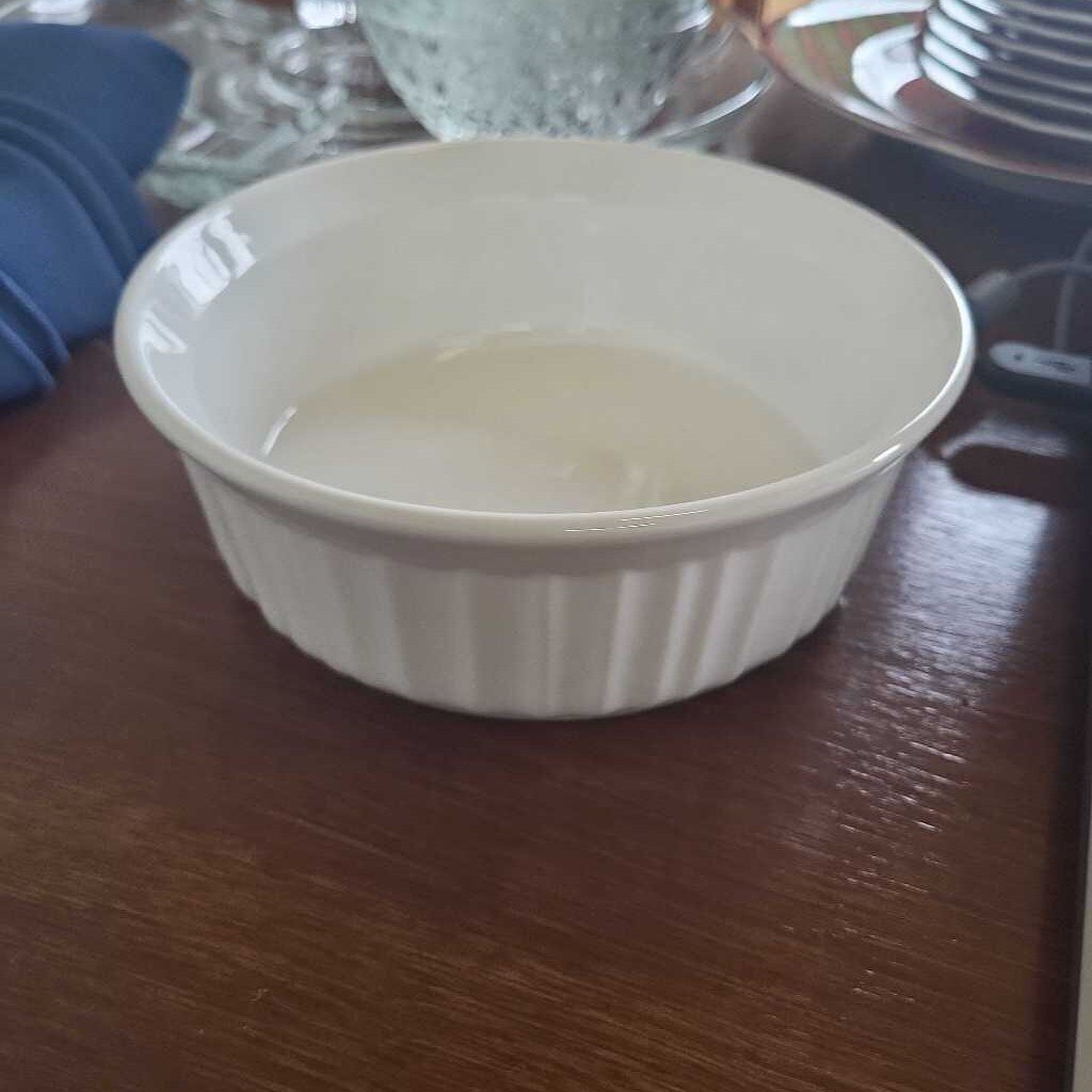 White Baking Dish