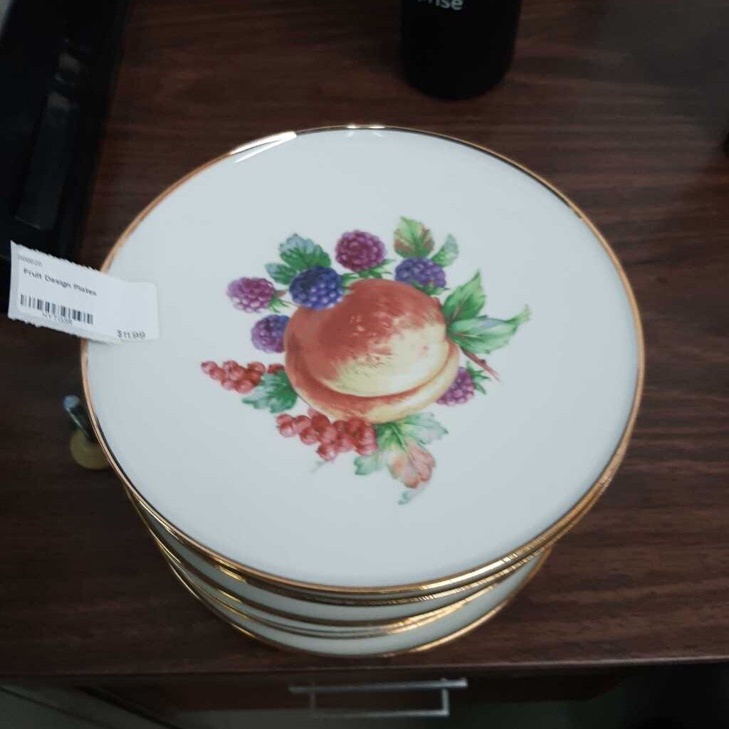 Fruit Design Plates