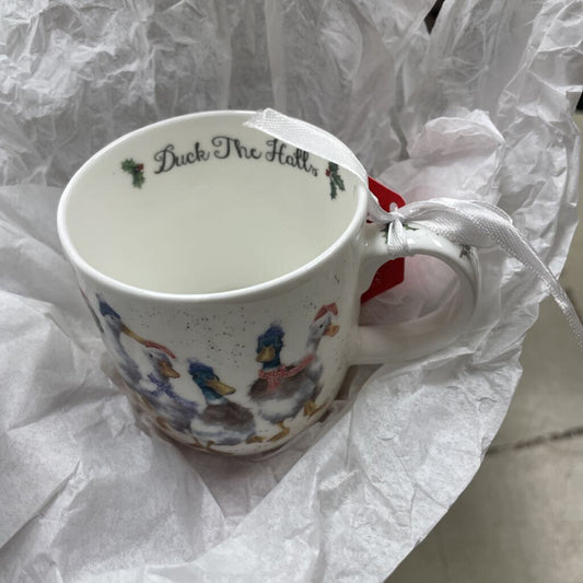 Duck The Halls Christmas Mug