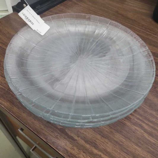 Set of 4 Glass Plates