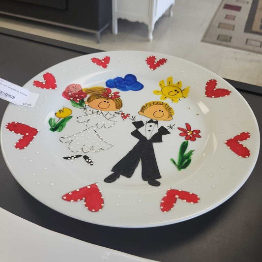 Plate W/ Wedding Scene