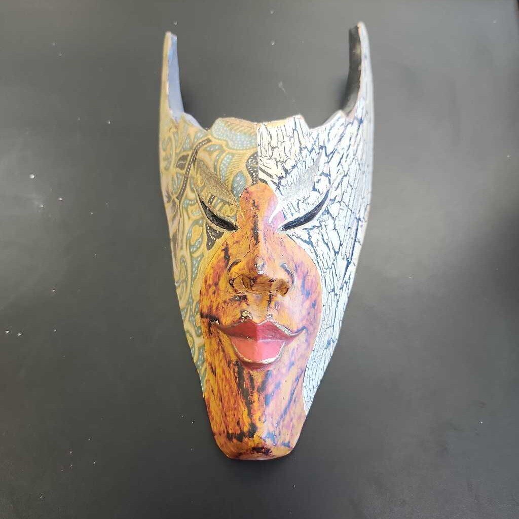 Bali Tribal Wood Carved Mask