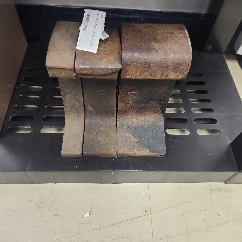 Set Of 3 Railroad Track Anvil