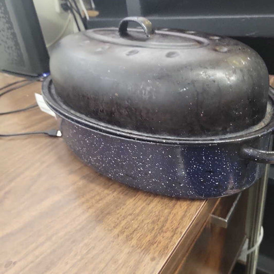 Enamelware Roasting Pan