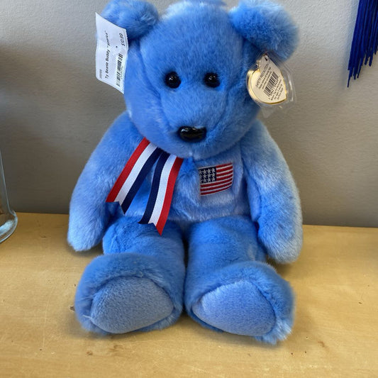 Ty Beanie Buddy "America" Blue