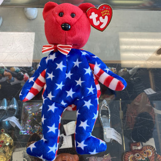Ty Beanie Babies "Libearty" Red