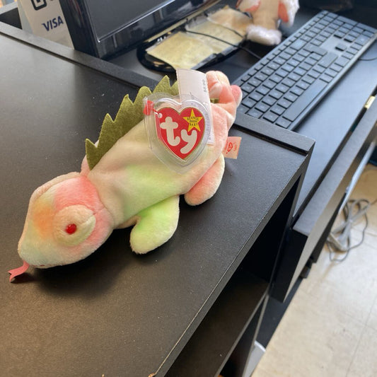 Ty Beanie Baby "Iggy" Colorful