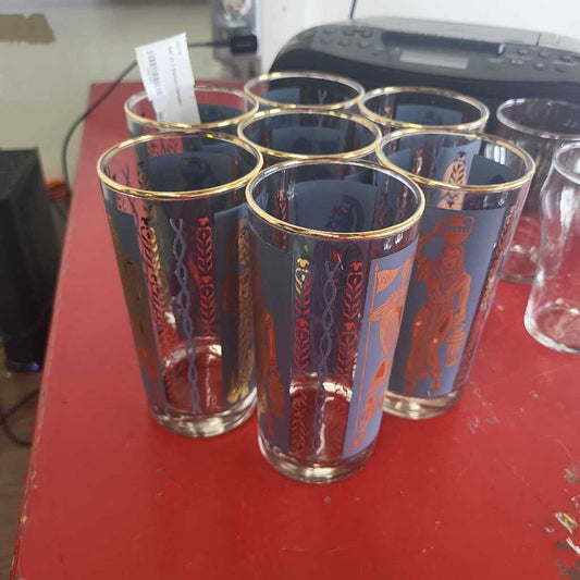 Set of 7 Roman Glasses