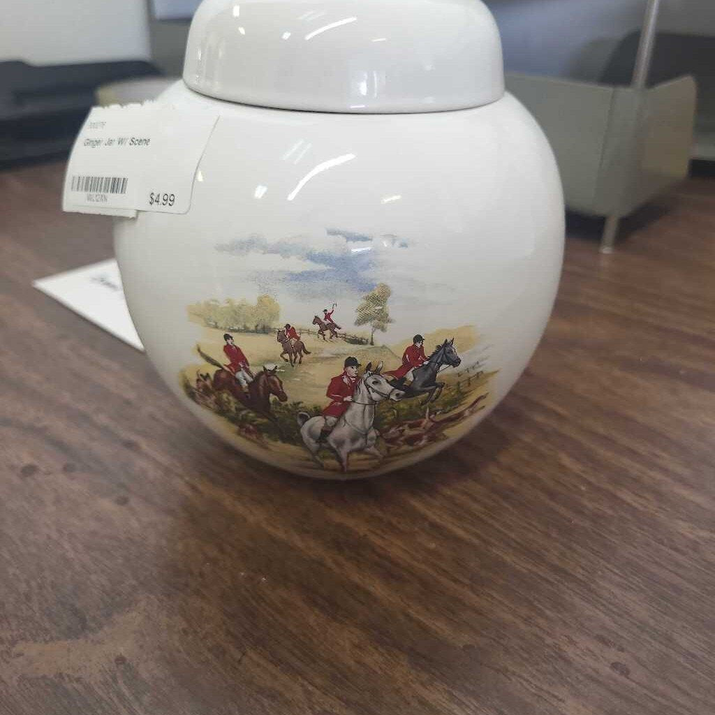 Ginger Jar W/ Scene