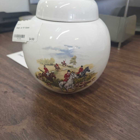 Ginger Jar W/ Scene
