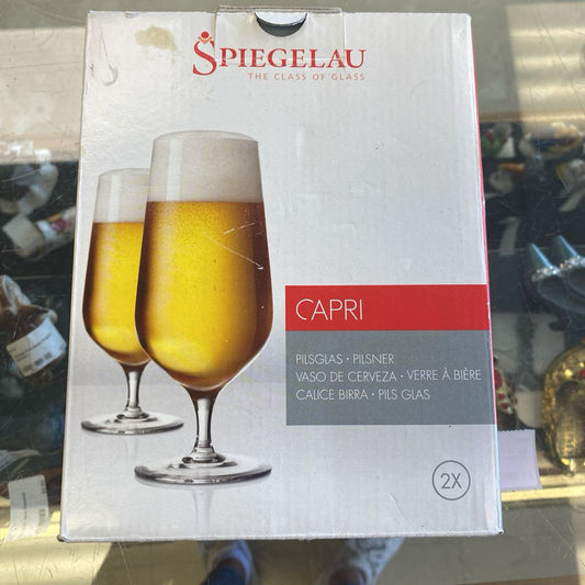 Set of Two Spiegelau Pilsner Glasses