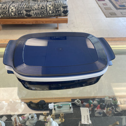 Tuperware Container with 2 Lids