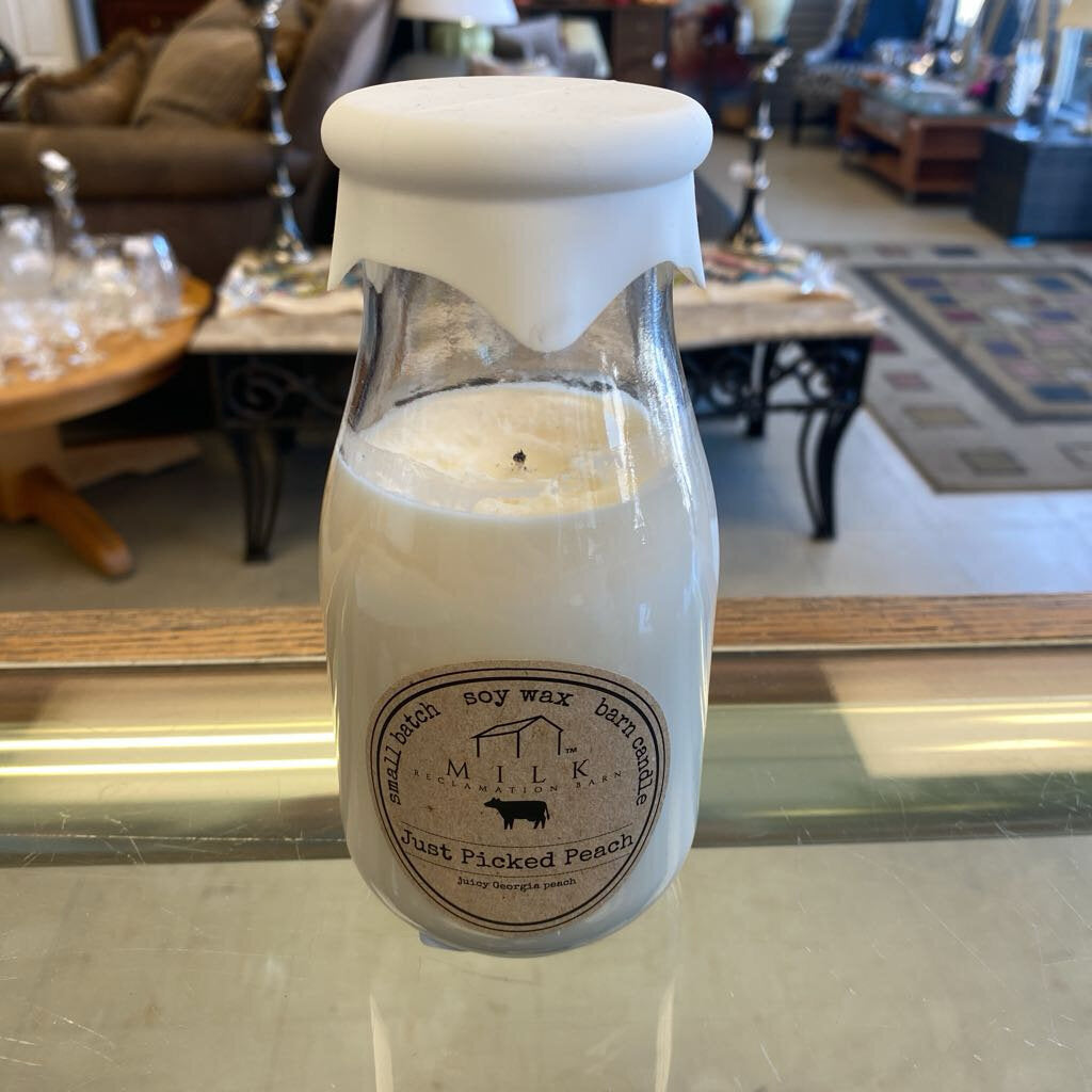 Milk Bottle Candle
