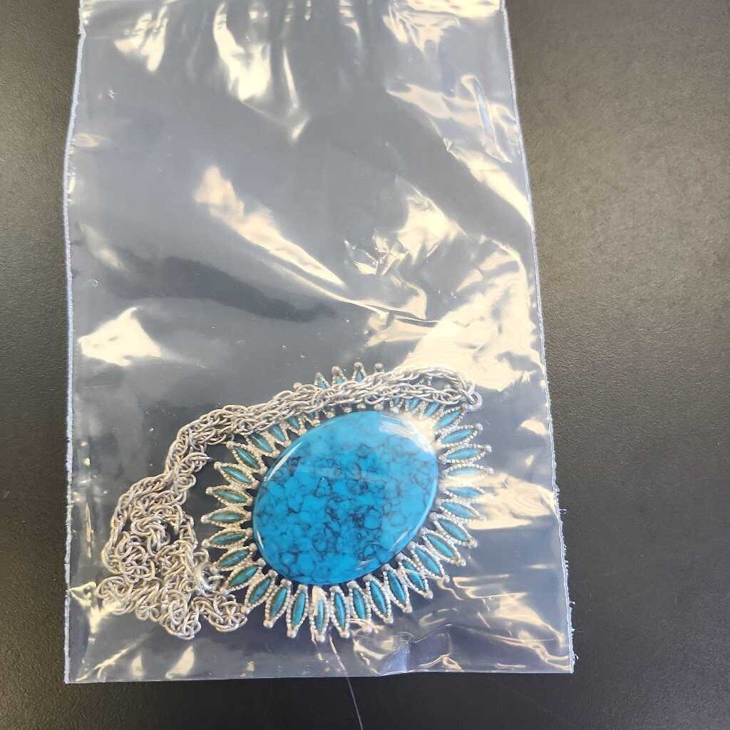 Turquoise Pendant Necklace