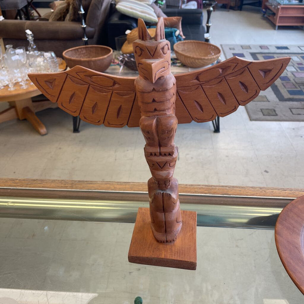 Wood Carved Totem Pole