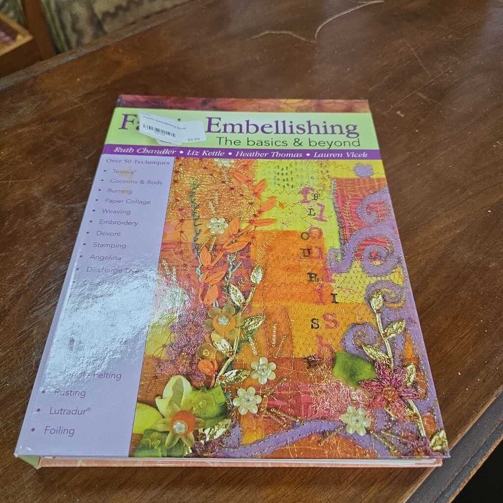Fabric Embellishing Book