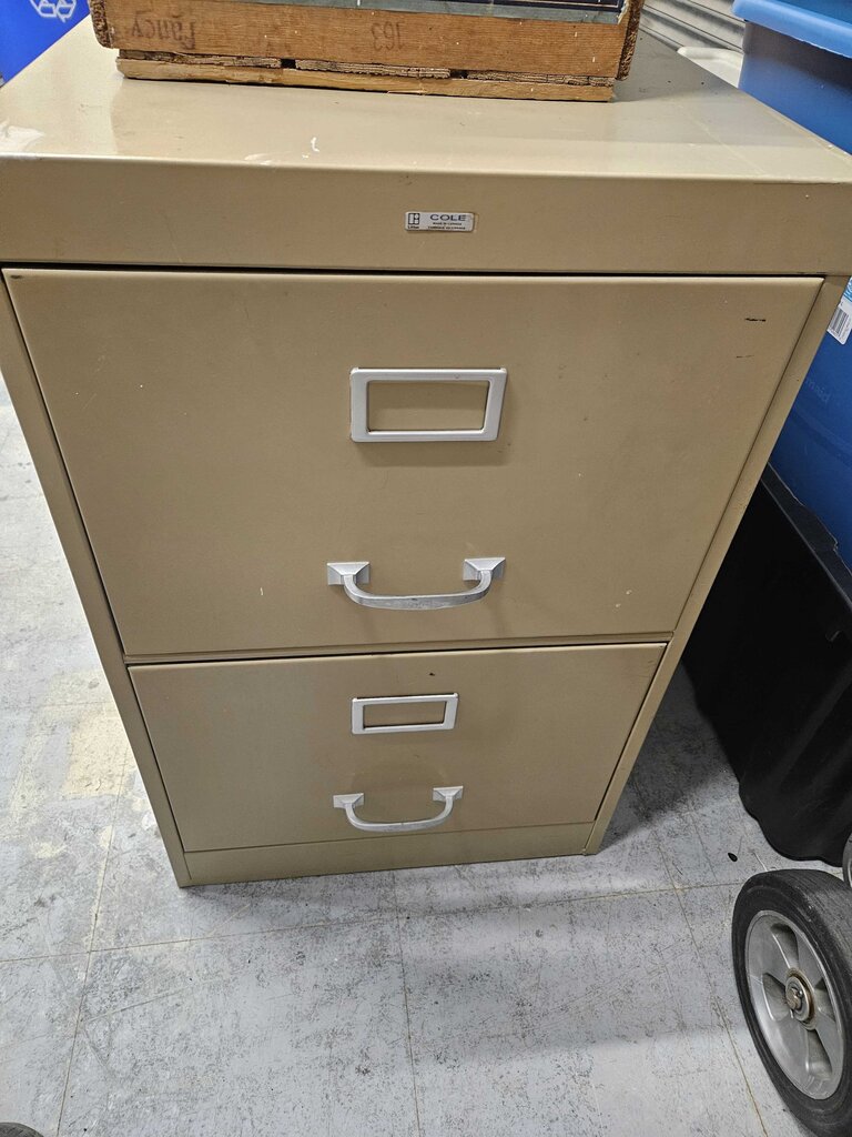 2 drawer filing cabinet