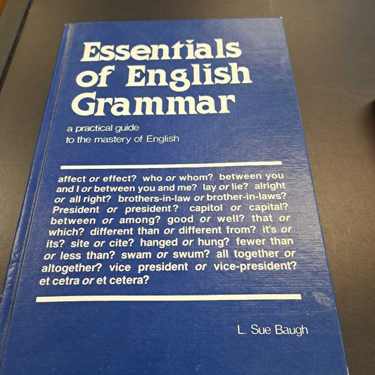 Essentials Of English Grammar