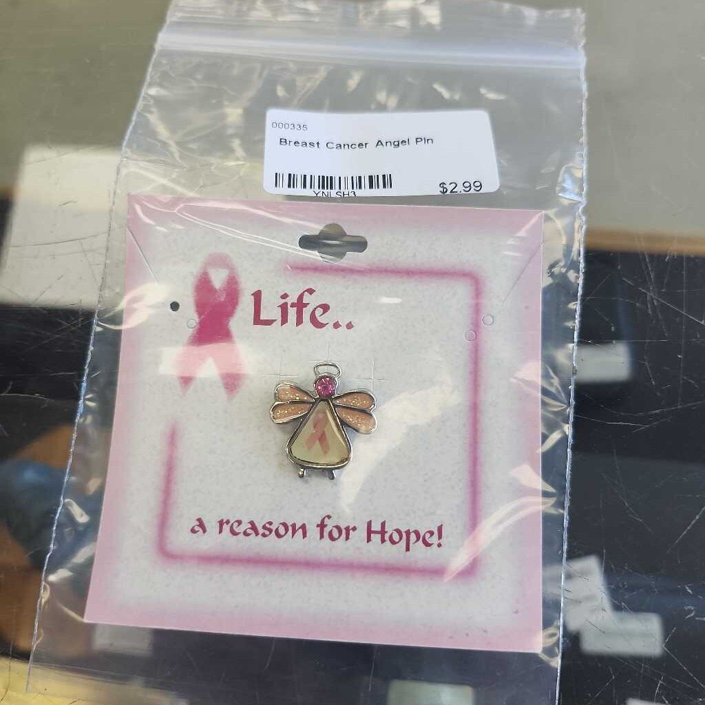 Breast Cancer Angel Pin