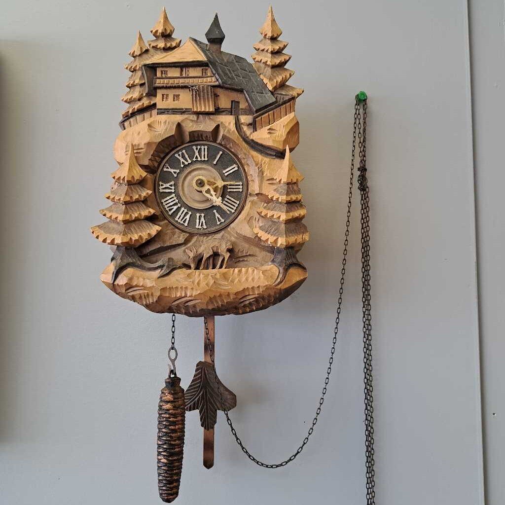 Cuckoo Clock Stoltz Am Martinstor Freiburg ( Not In Working Order)