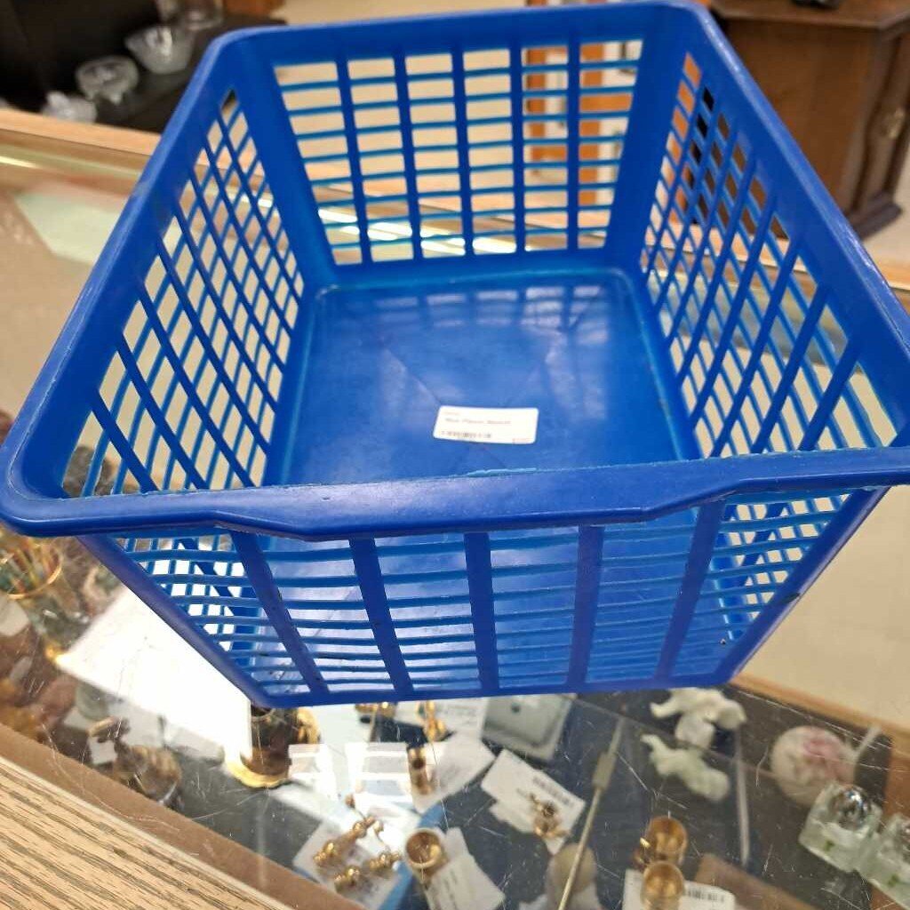 Blue Plastic Basket
