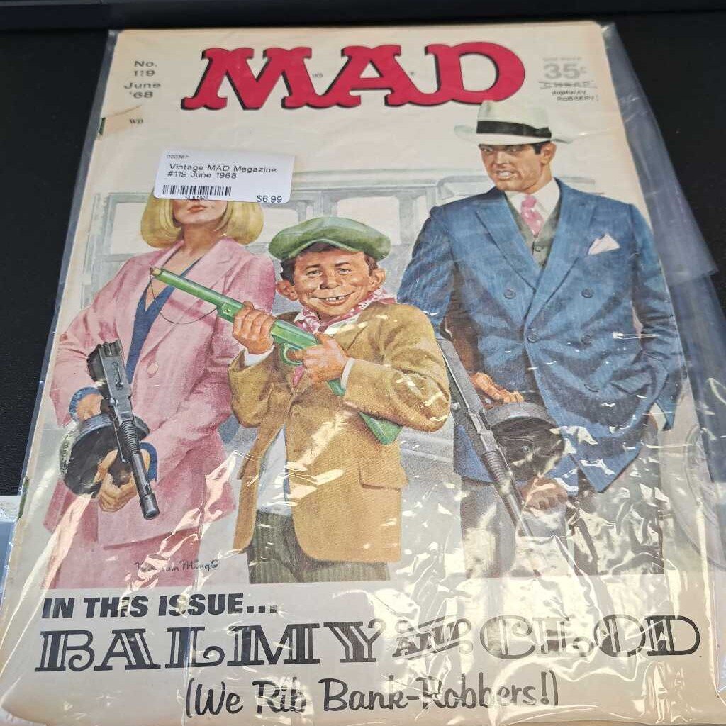 Vintage MAD Magazine #119 June 1968