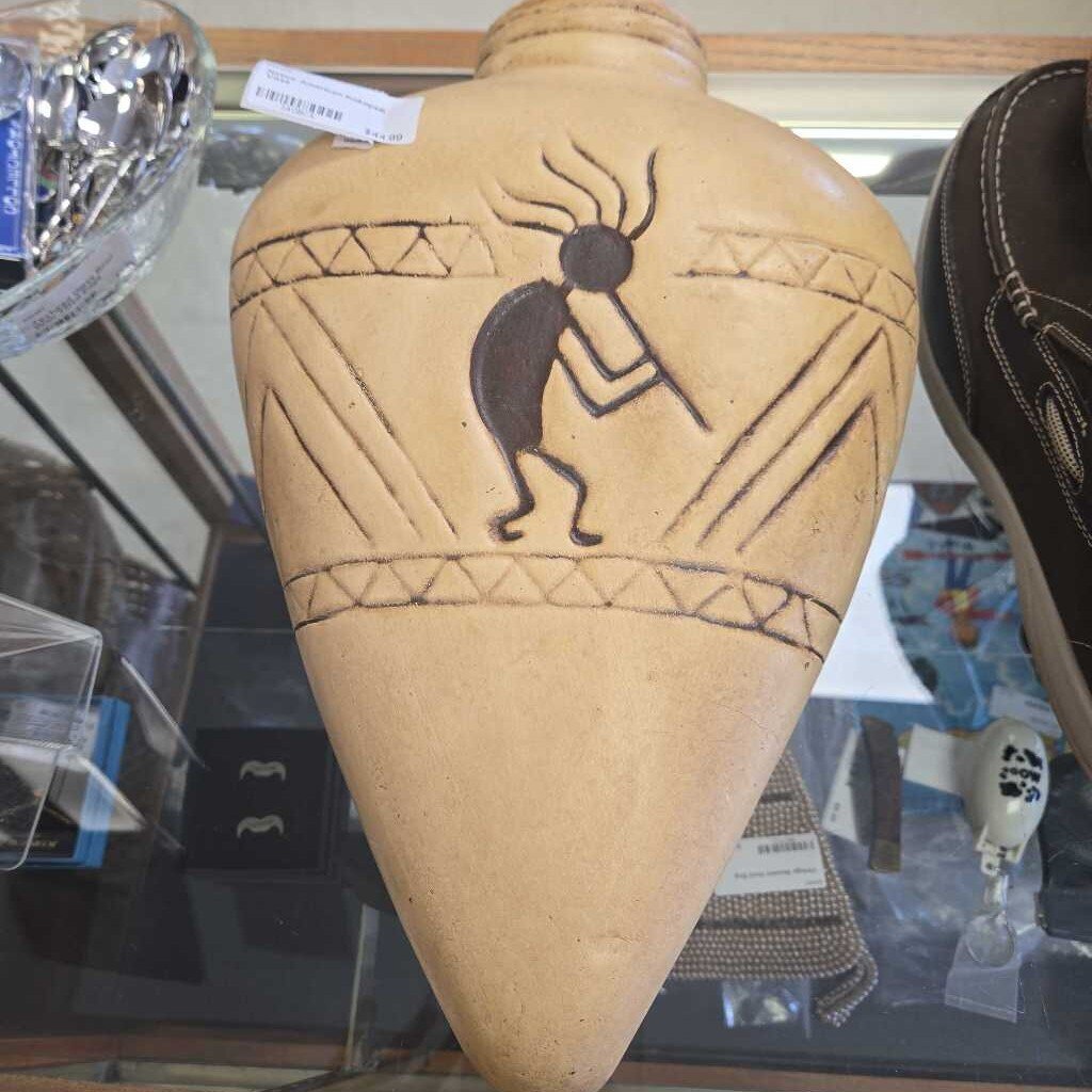 Native American Kokopelli Vase