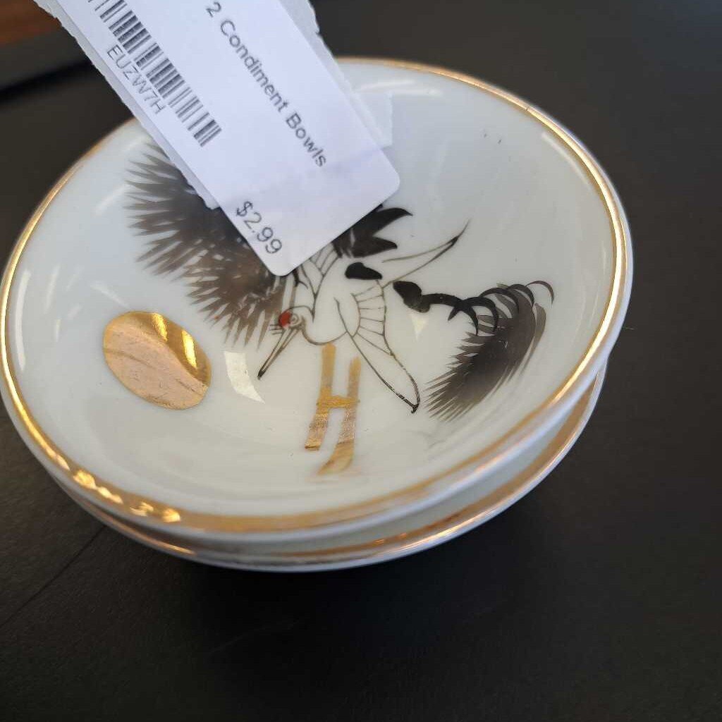 Set Of 2 Condiment Bowls