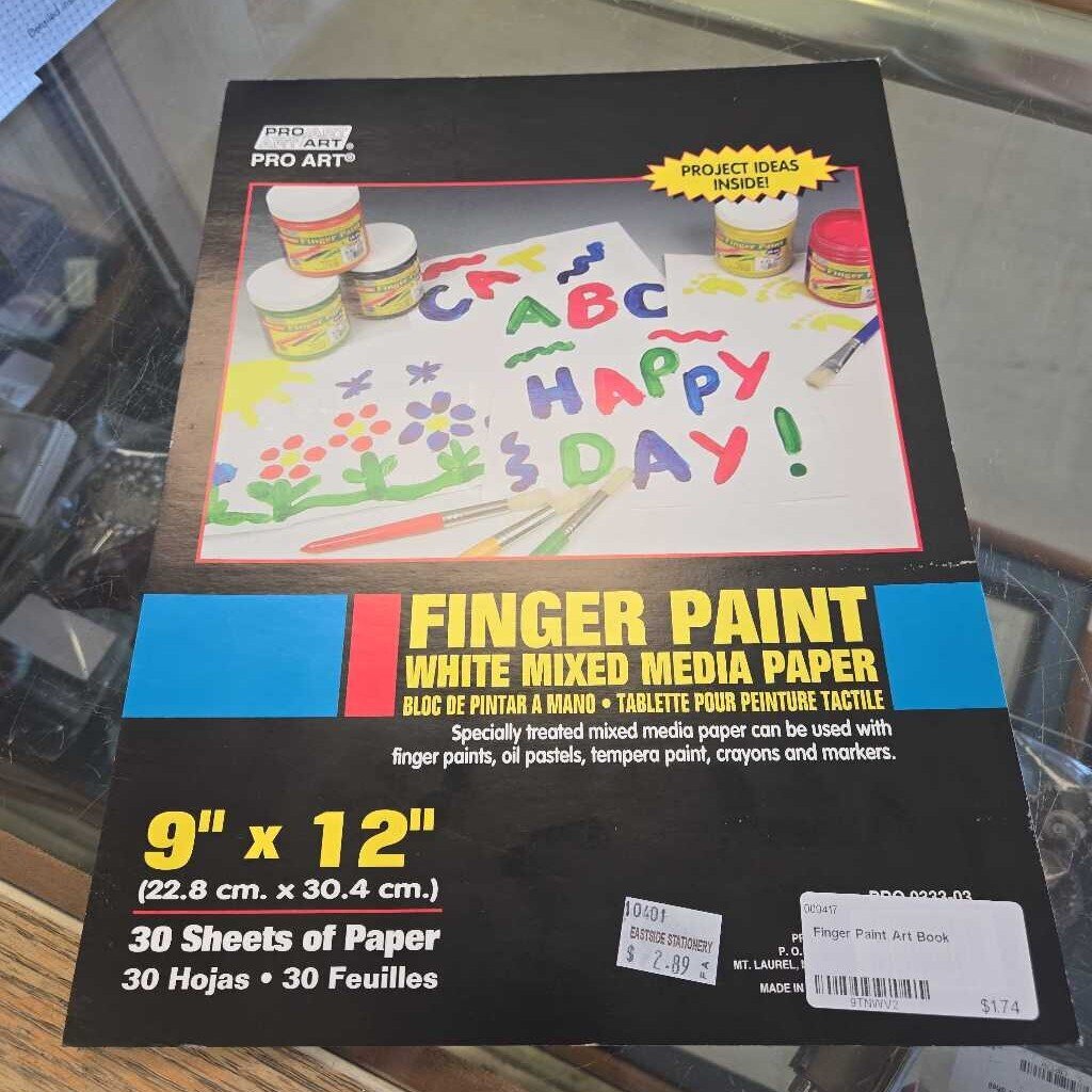Finger Paint Art Book