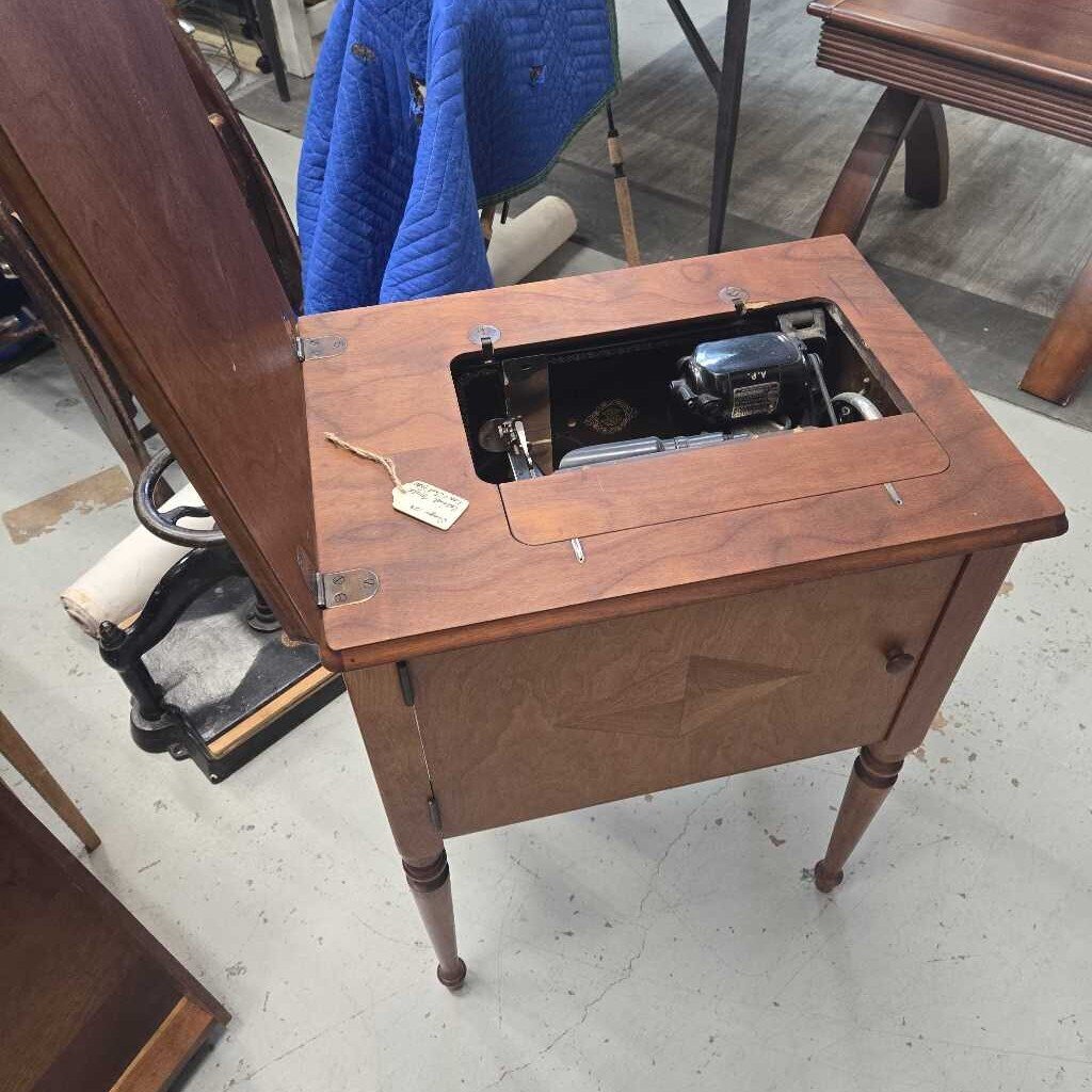 Vintage Sewing Machine Cabinet