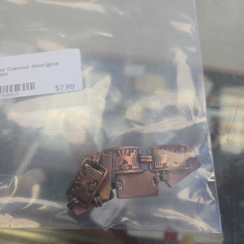 Bronze Colored Aboriginal Bracelet