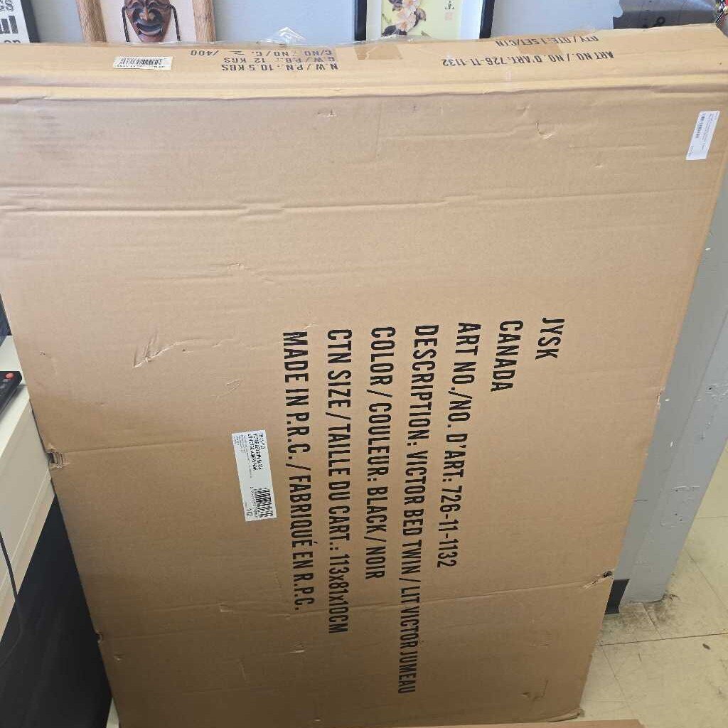 JYSK Canada Victor Twin Bed Frame In Black