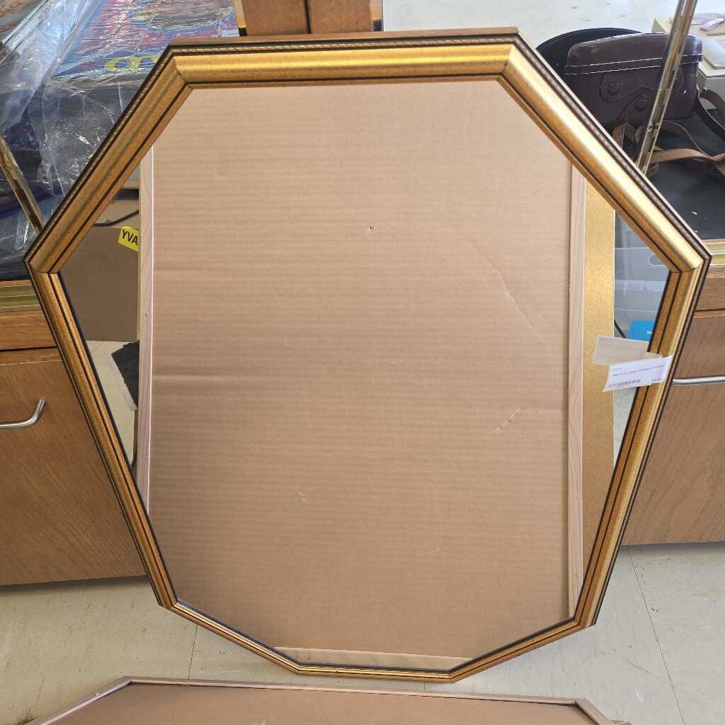 Mirror In Gold Colored Frame