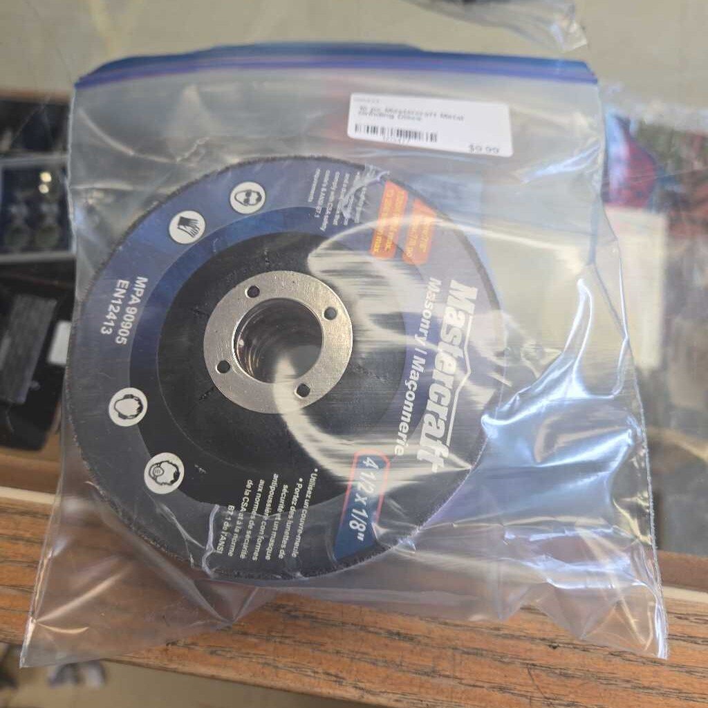 10 pc Mastercraft Metal Grinding Discs
