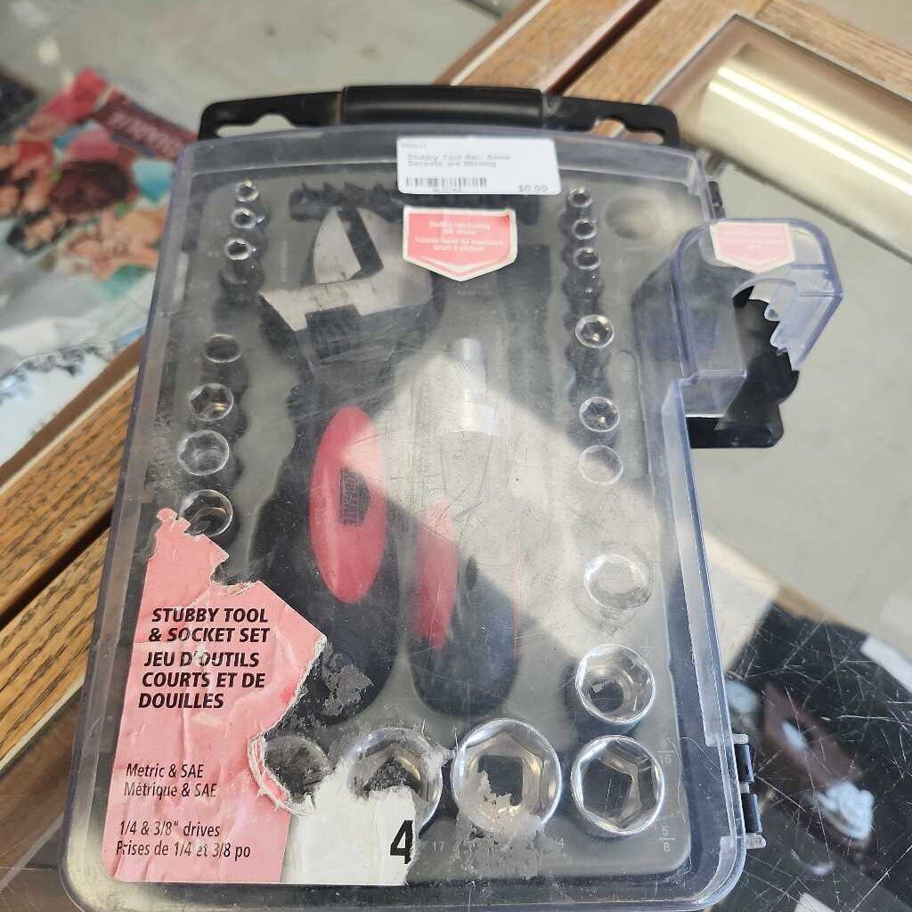 Stubby Tool Ser- Some Sockets are Missing