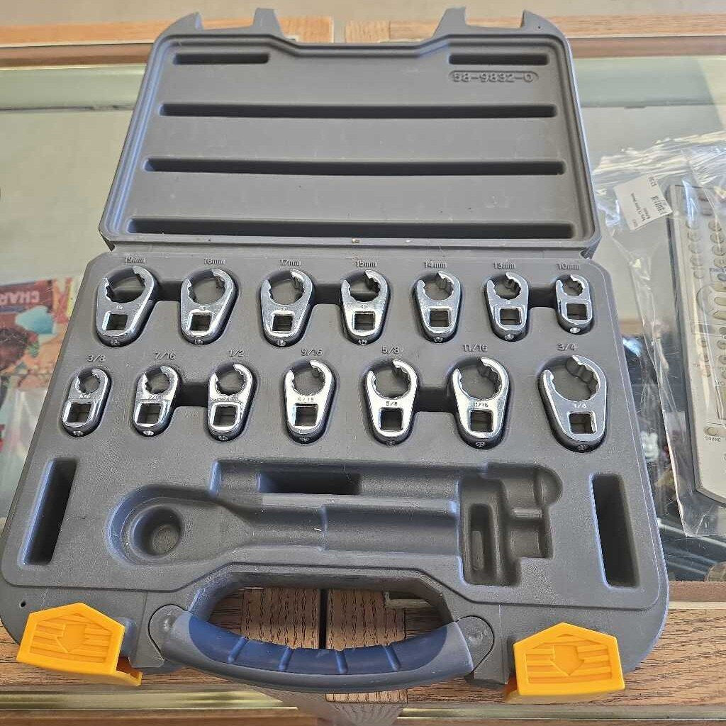 Mastercraft Maximum Crow Foot Wrench Set With Case
