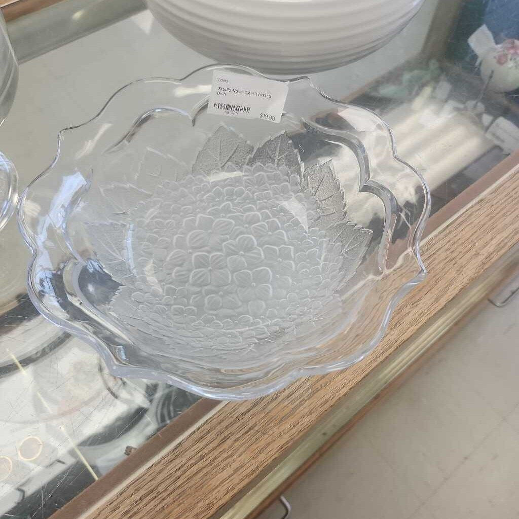 Studio Nova Clear Frosted Dish