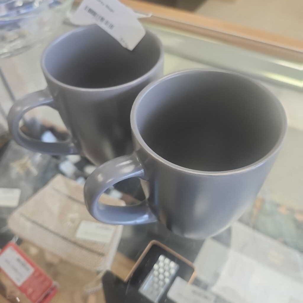 2 Grey Mugs
