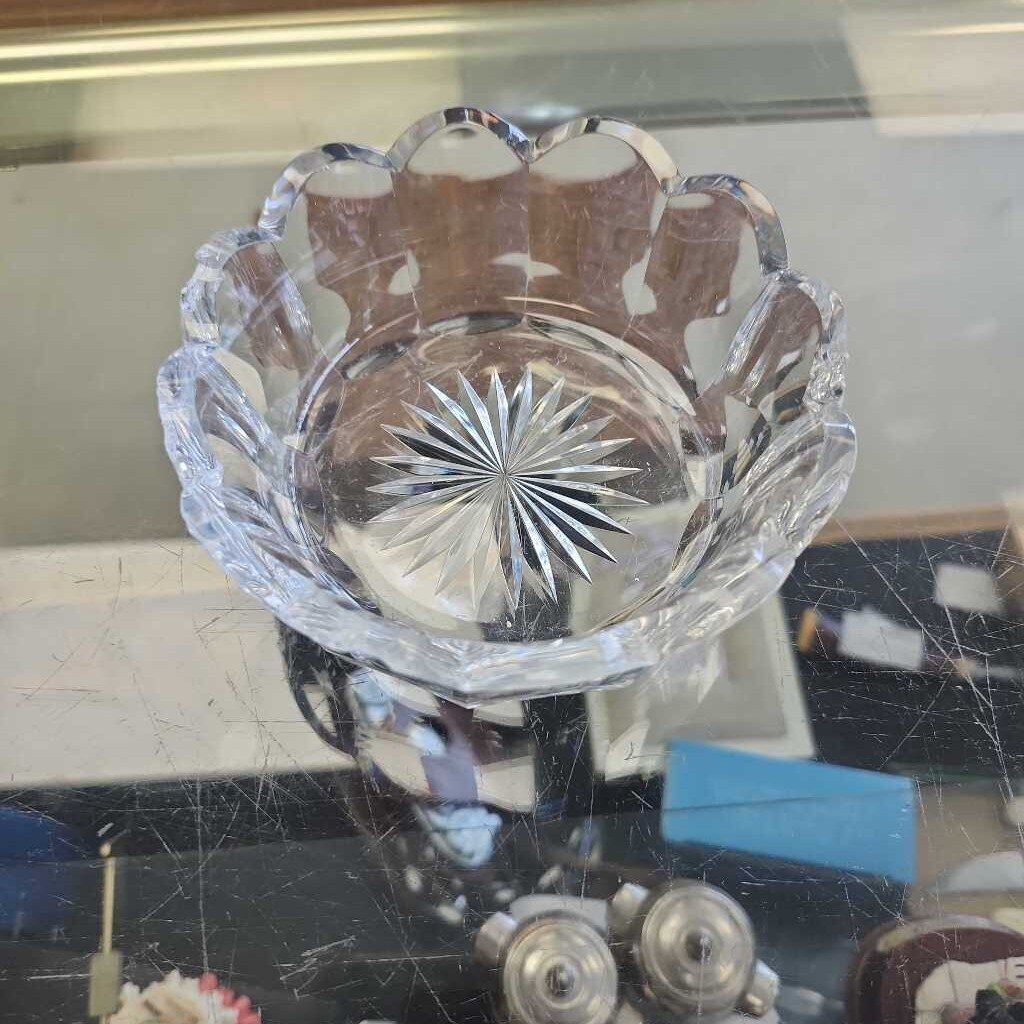 Glass Flower Shape Dish
