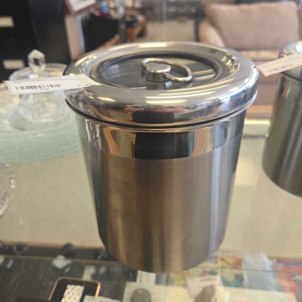 Stainless Steel Canister With Lid
