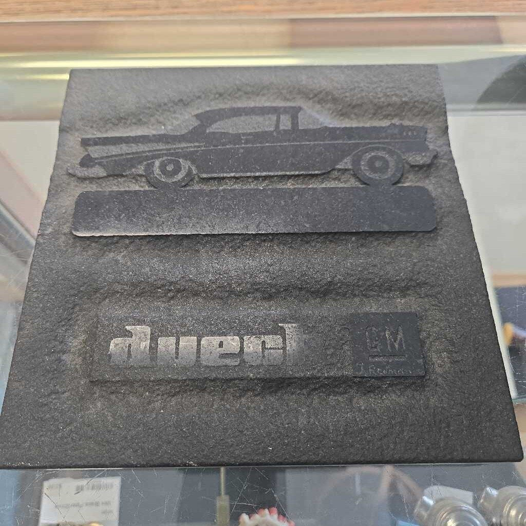 Black Granite Dueck GM Plaque