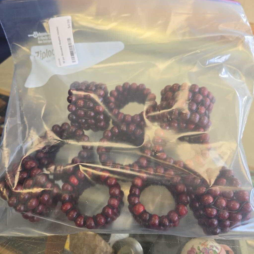 10 pc Beaded Napkin Holder