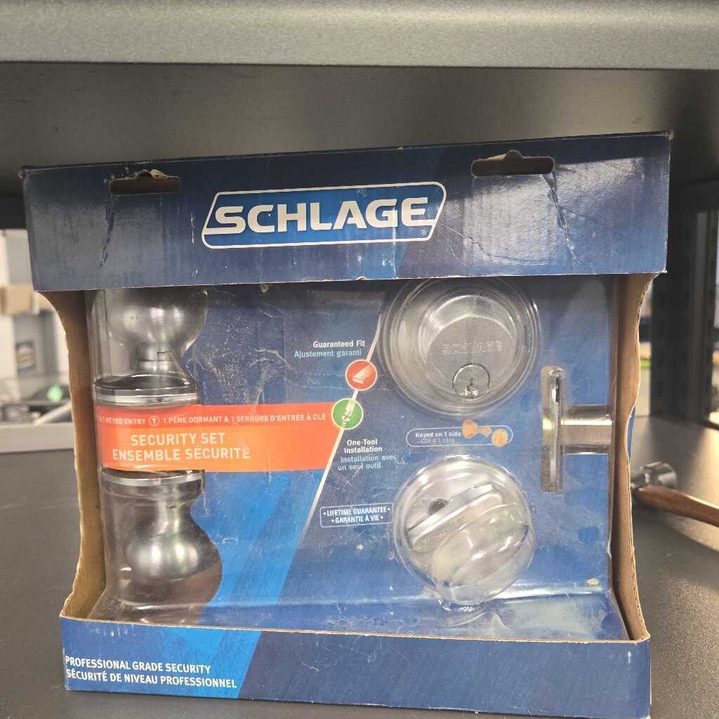 Schlage security door locks