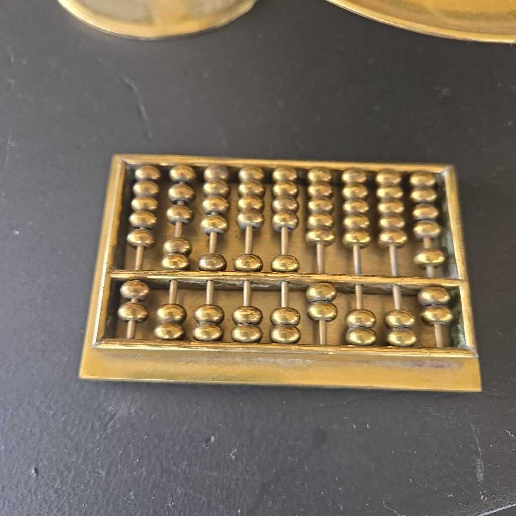 Brass abacus