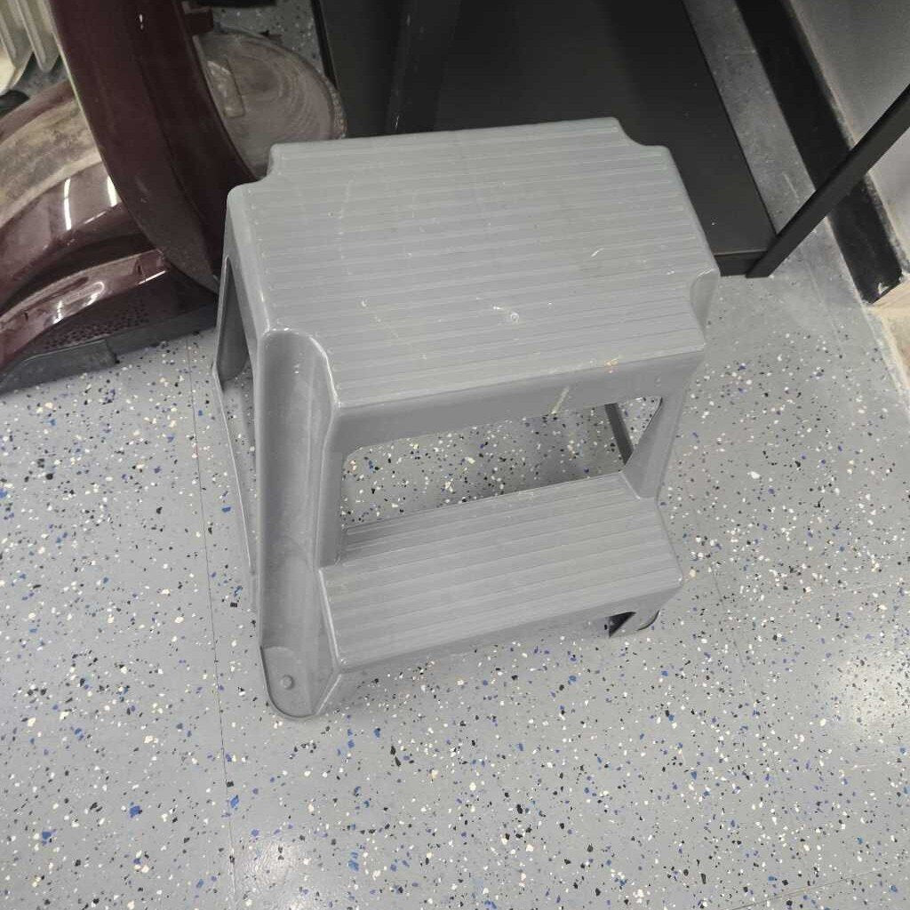 Grey Stepping Stool